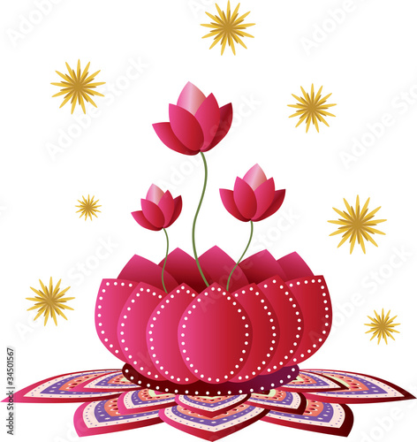 Lotus pattern