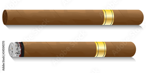Cigars. Vector.