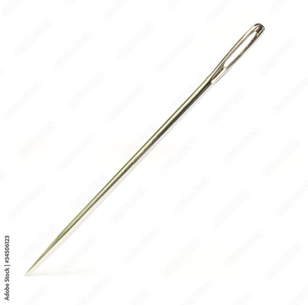 Macro of a needle Macro of a needle