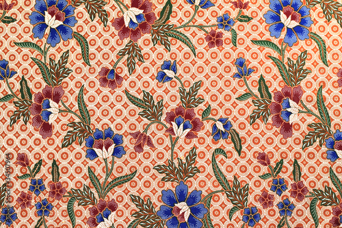 Obraz na płótnie batik texture made in Malaysia