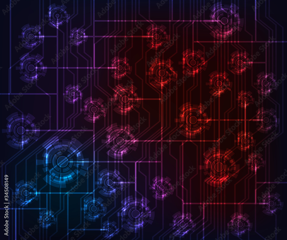 Obraz premium modern technology theme vector background. Eps10