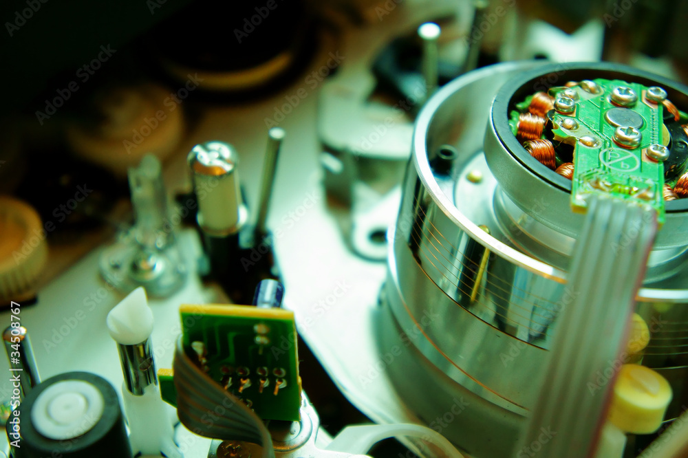 Naklejka premium videorecorder videokopf