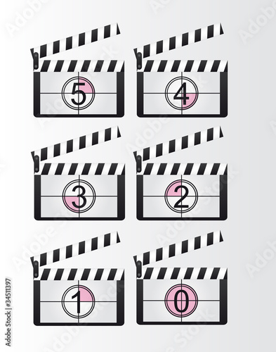 clappers boards countdown