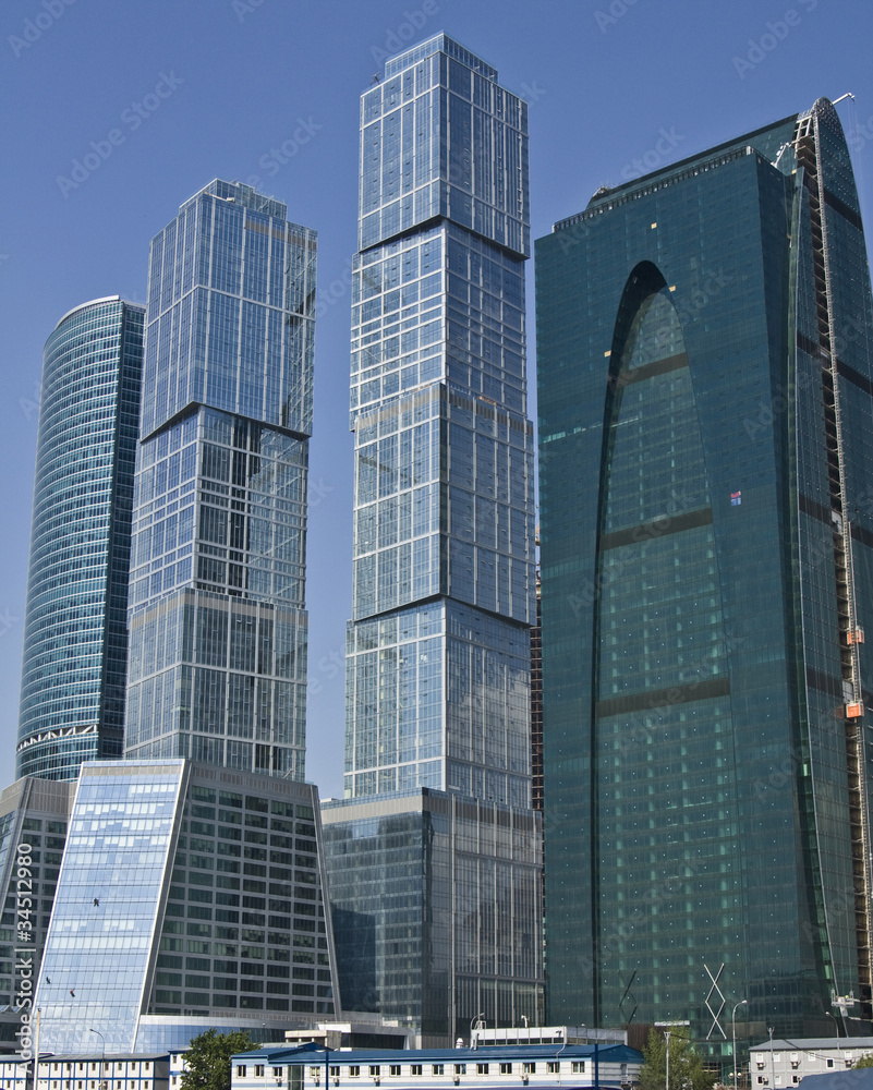 Moscow, modern buildings