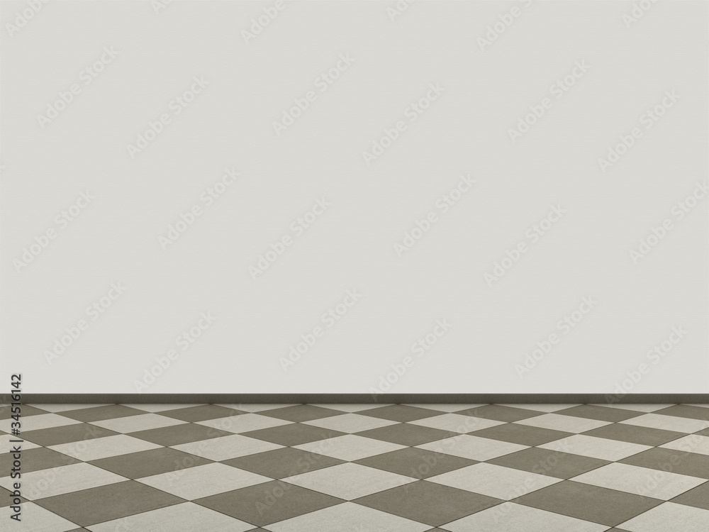 Fototapeta premium Interno vuoto 3d