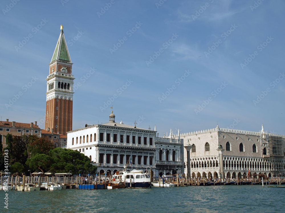 Piazzetta, San Marco and The Doge's Palace in Venice