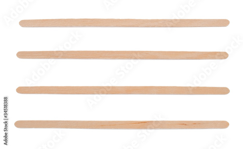 Wooden stirrer sticks