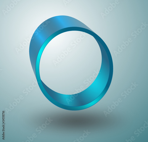tube 3d bleu