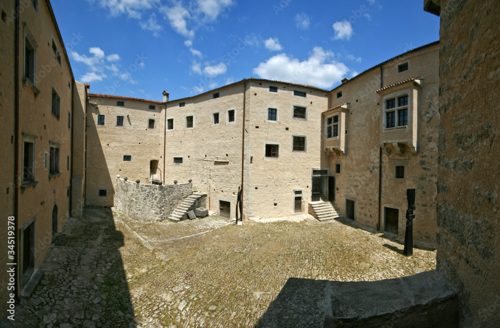 Courtyard of the Pazin castle
