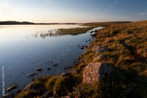 Lake of Saint Andeol in Aubrac, Lozere