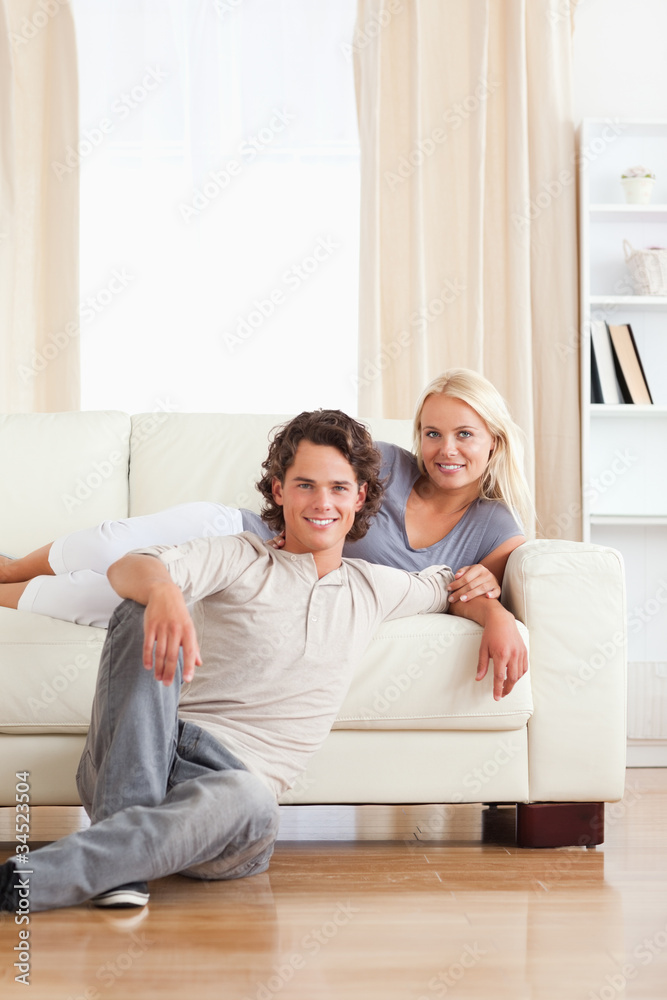 Portrait of a couple posing Portrait of a couple posing