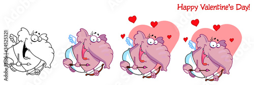 Love Crazed Pink Cupid