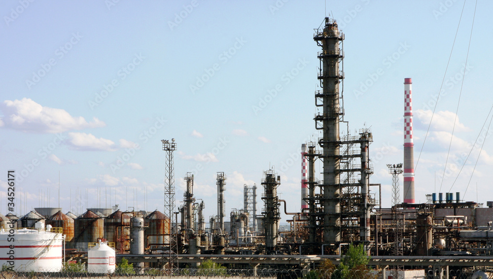 Obraz premium Oil company