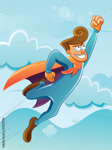Flying Super Hero