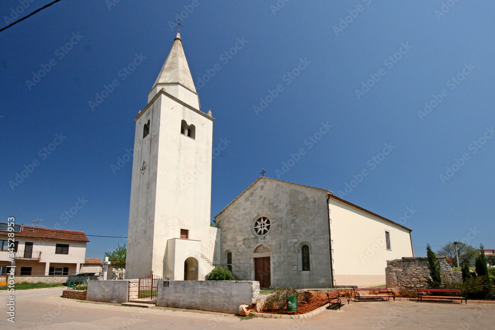 St.Felix and Fortunat church in Sisan