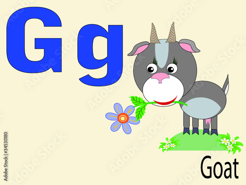 Animal alphabet G