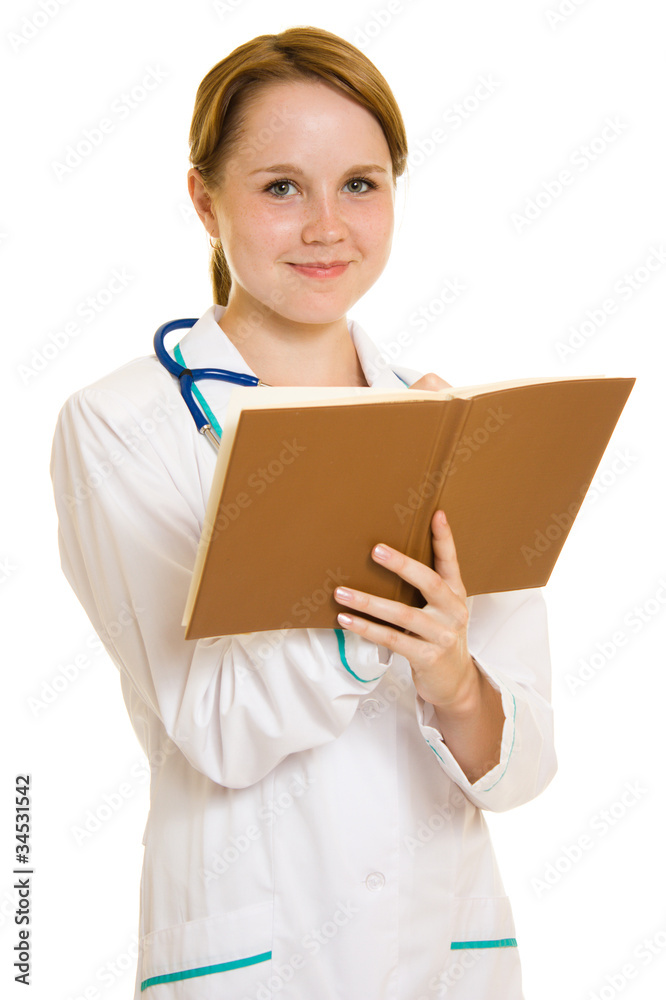 Doctor on a white background. Doctor on a white background.