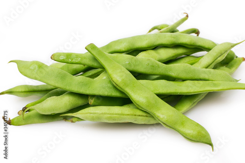 Fresh bean pods