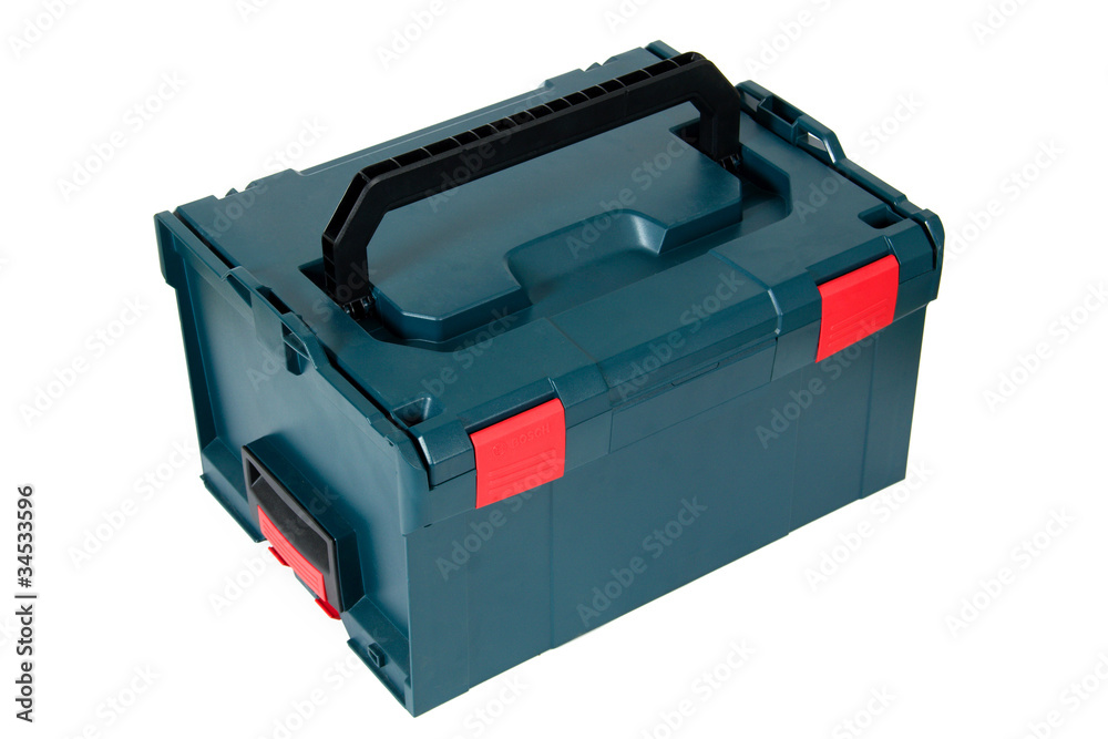 Tool box, isolated on a white background Tool box, isolated on a white background