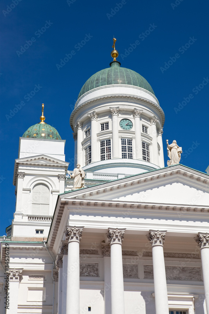 Tuomiokirkko church in Helsinki, Finland