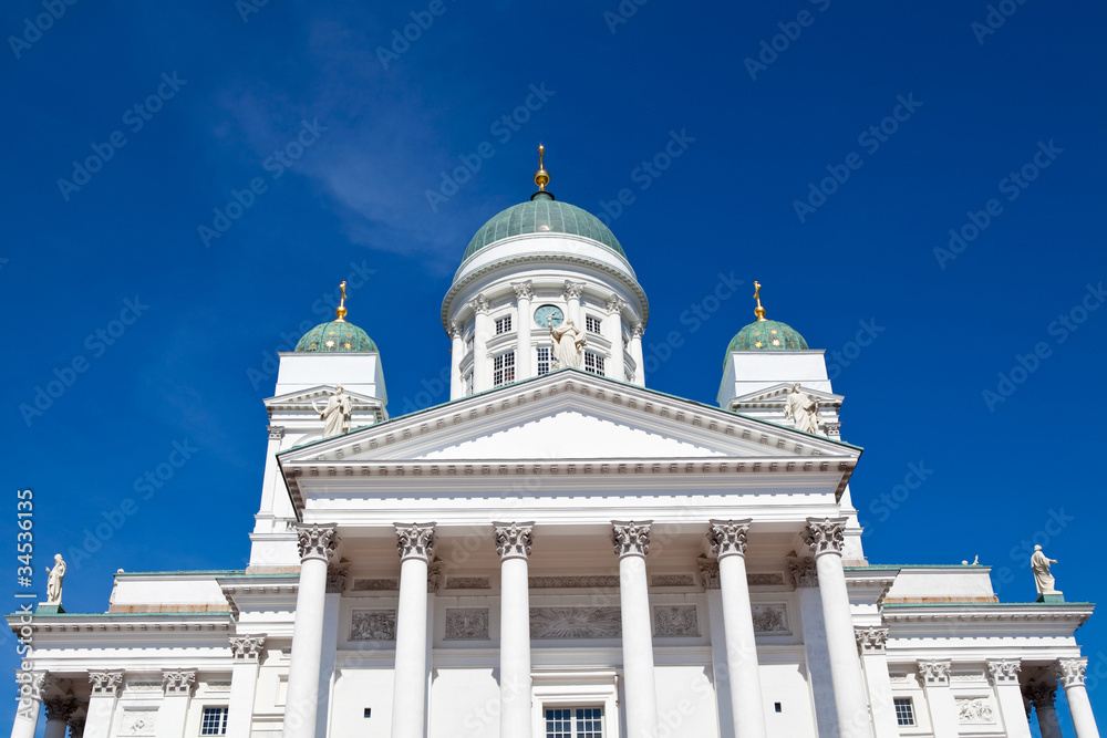 Tuomiokirkko church in Helsinki, Finland