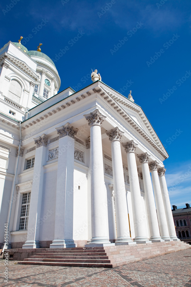 Fototapeta premium Tuomiokirkko church in Helsinki, Finland