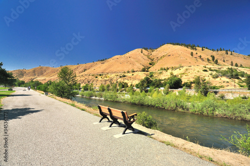 The riverfront park near cashmere WA