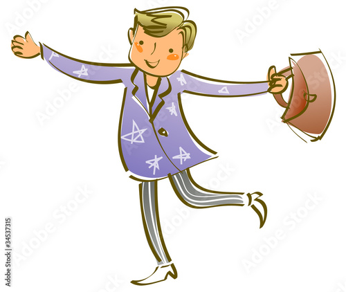 Close-up of man walking