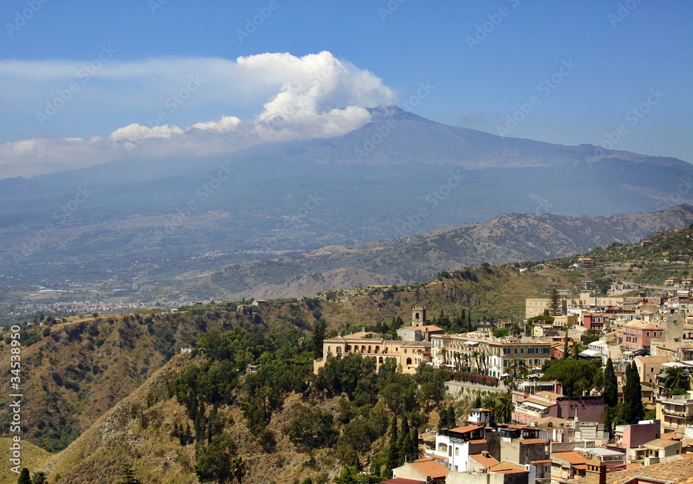 Sicily, Italy, with Etna