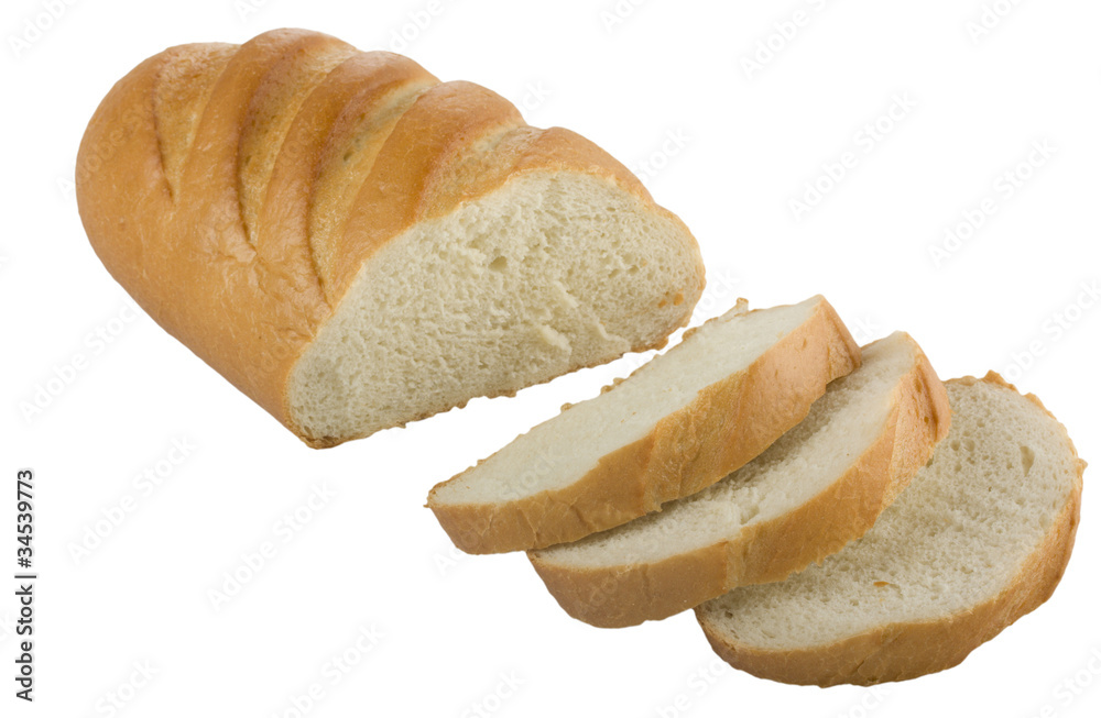 Long loaf sliced bread