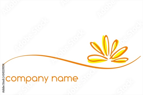 Fototapeta Naklejka Na Ścianę i Meble -  lotus logo