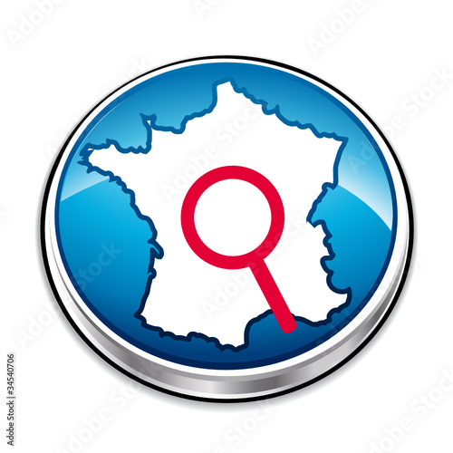 Bouton carte de france recherche