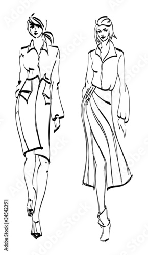 SKETCH. fashion girls