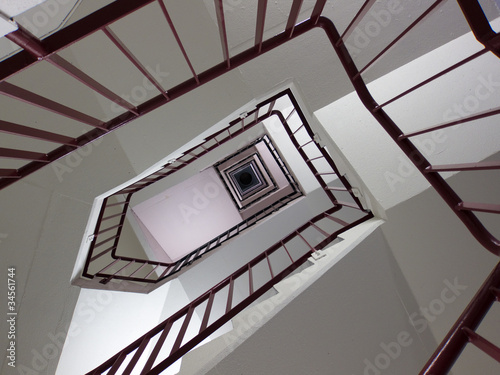 Winding stairwell