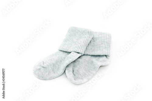 Grey baby socks