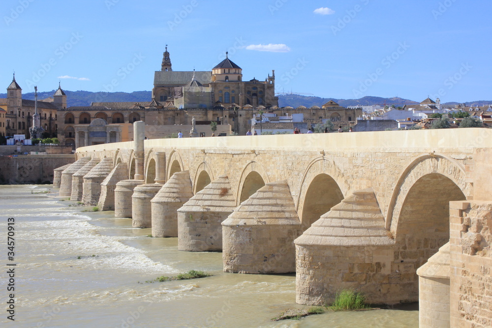 Puente romano y mezquita de Córdoba