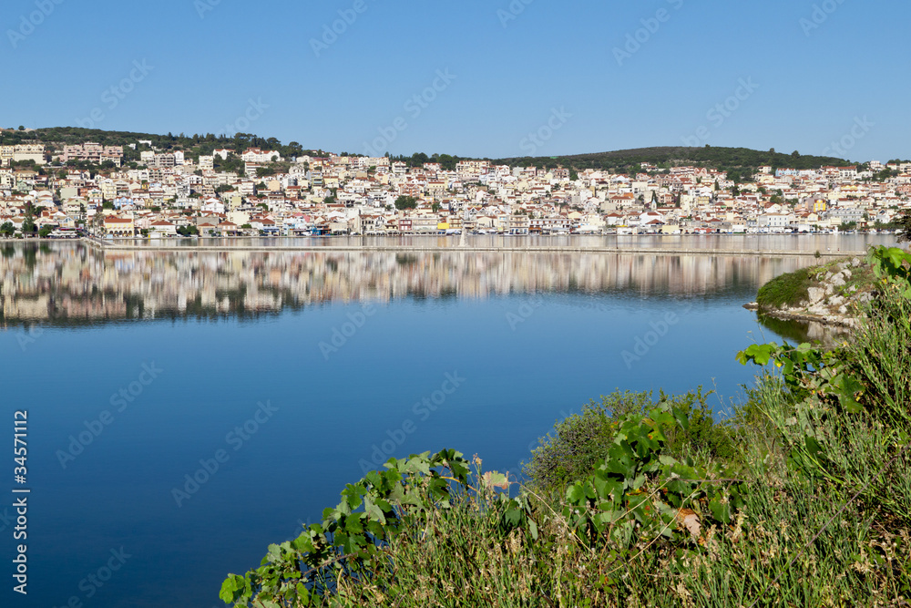 city of Argostoli at Kefalonia island in Greece