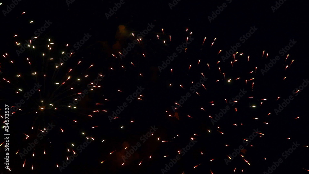 Festive firework at the Victoria day. Festive firework at the Victoria day.