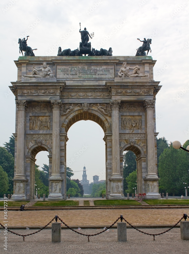Fototapeta premium The Peace Arch, Milano