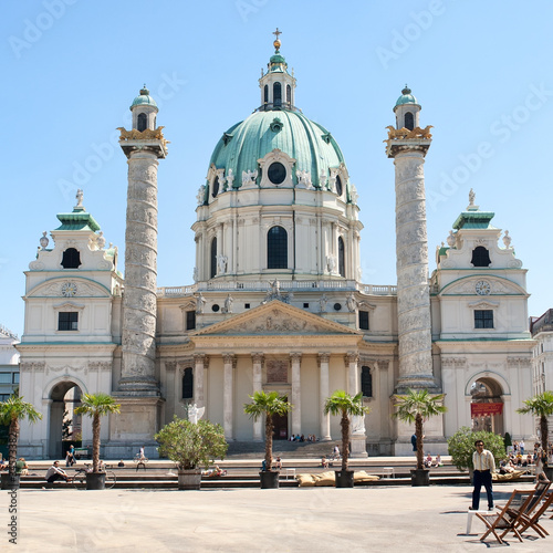 The Karlskirche (St. Charles's Church), Vienna