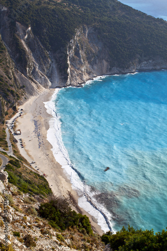 Mirtos beach at Kefalonia island in Greece