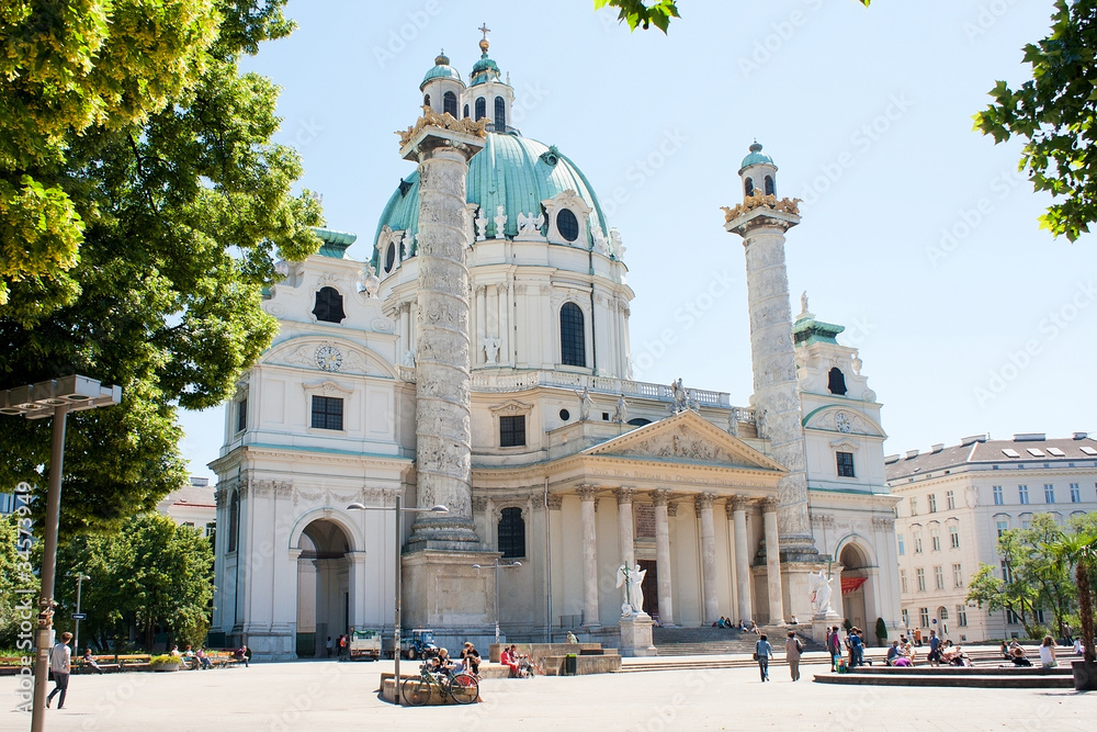 The Karlskirche (St. Charles's Church), Vienna