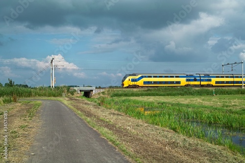 Dutch train en route