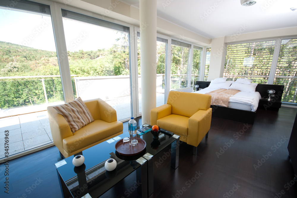 Fototapeta premium Waiting Room is a modern private clinic