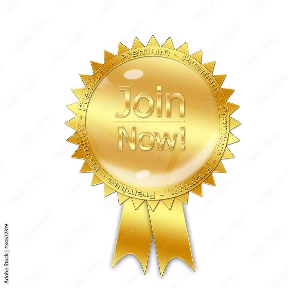 Gold Button Join Now