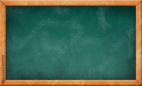 Blank blackboard photo