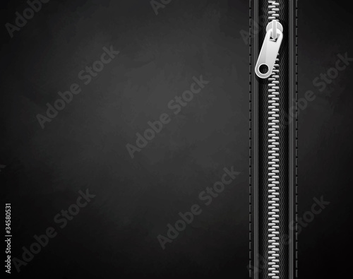 black background made of leather with a lock
