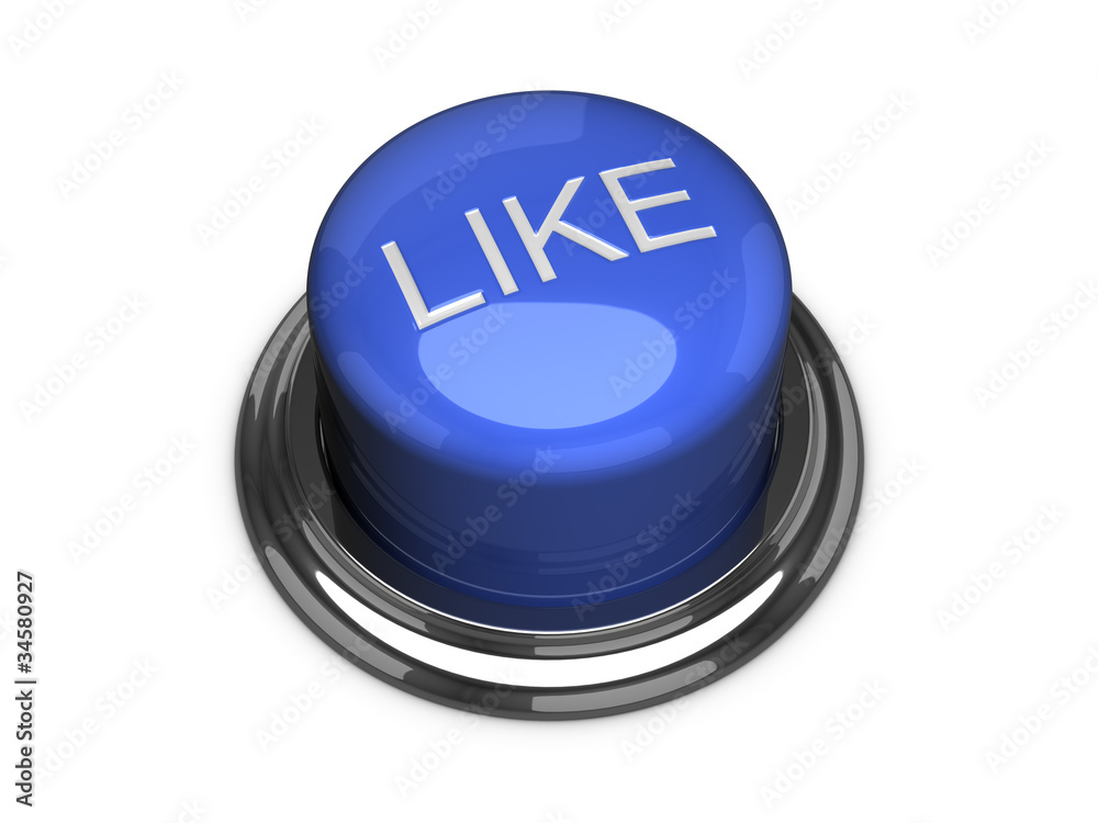 Like button. Isolated on the white background Like button. Isolated on the white background