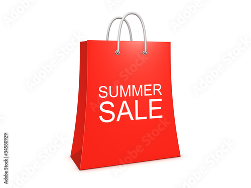 Summer sale shopping bag