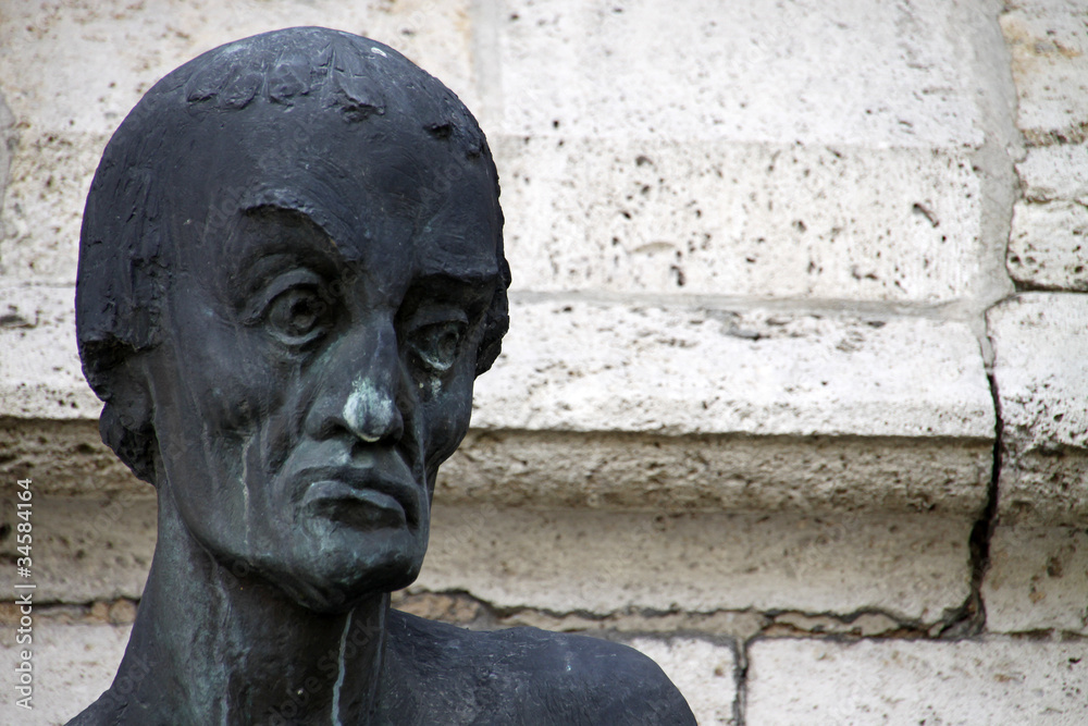 Fototapeta premium Heinrich-Pfeiffer-Denkmal in Mühlhausen